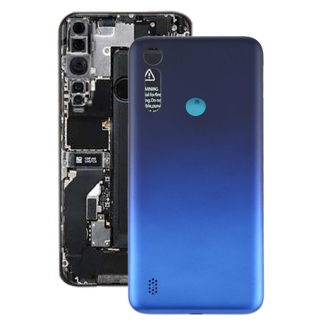 Battery Back Cover for Motorola Moto G8 Power Lite (Dark Blue)-garmade.com