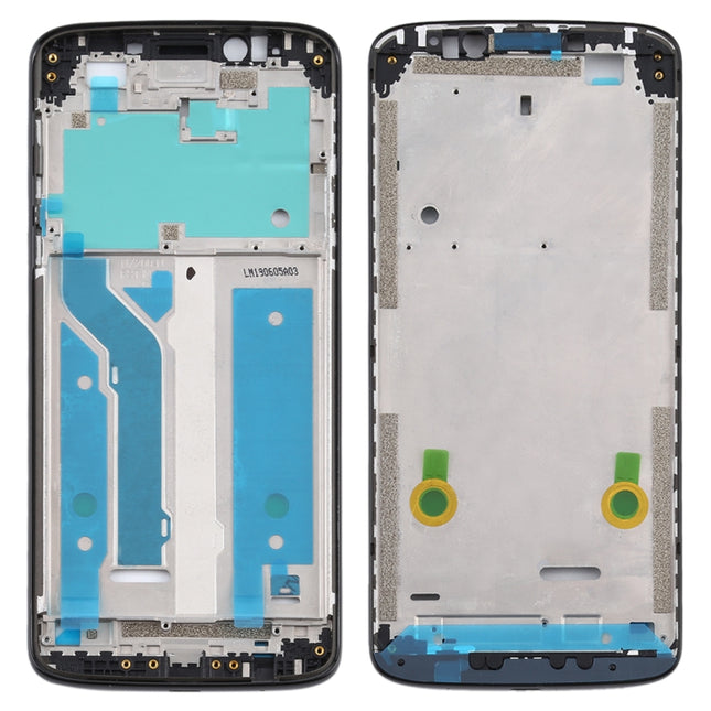 Front Housing LCD Frame Bezel Plate for Motorola Moto E5 Plus (Black)-garmade.com