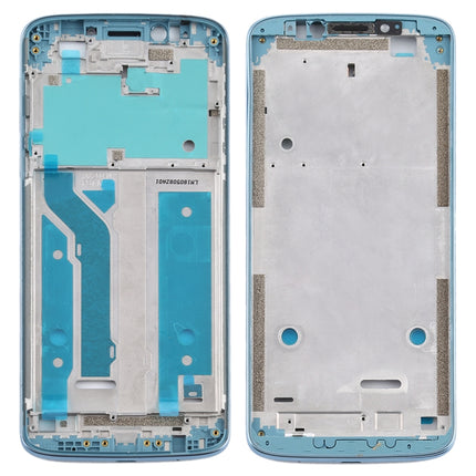 Front Housing LCD Frame Bezel Plate for Motorola Moto E5 Plus (Blue)-garmade.com