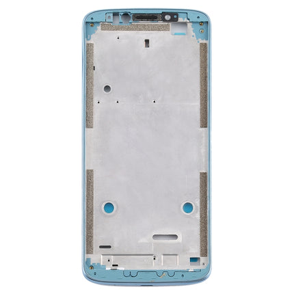 Front Housing LCD Frame Bezel Plate for Motorola Moto E5 Plus (Blue)-garmade.com