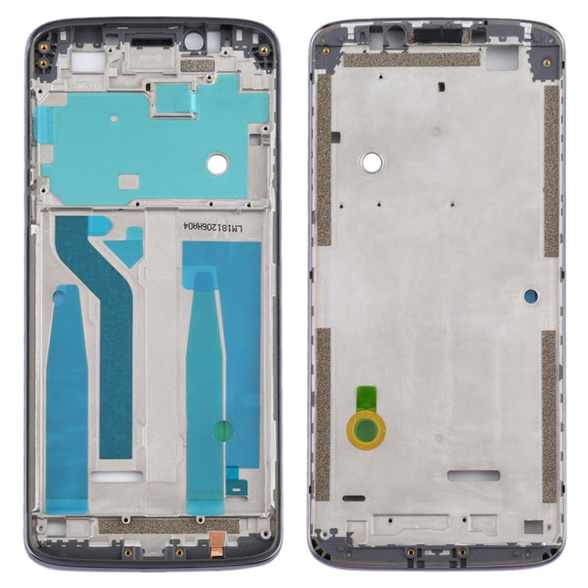 Front Housing LCD Frame Bezel Plate for Motorola Moto E5 Plus (Purple)-garmade.com
