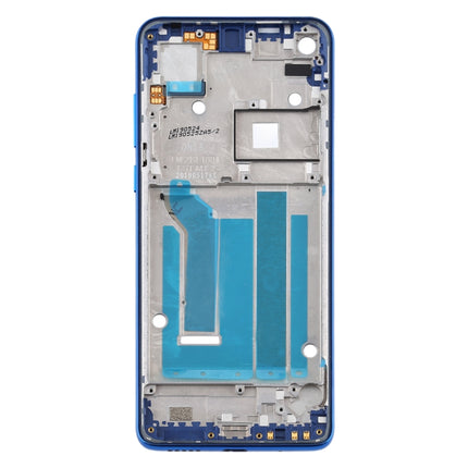 Front Housing LCD Frame Bezel Plate for Motorola Moto One Vision(Blue)-garmade.com