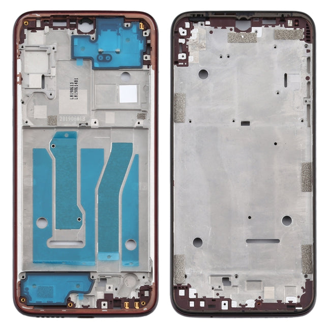 Front Housing LCD Frame Bezel Plate for Motorola Moto G8 Plus(Red)-garmade.com