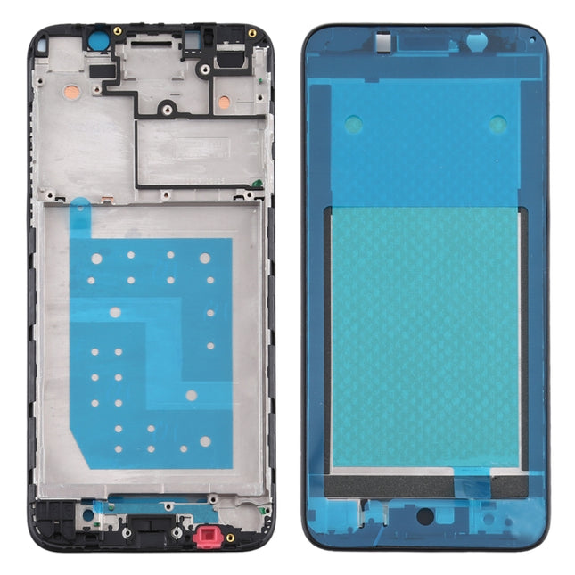 Front Housing LCD Frame Bezel Plate for Motorola Moto E6 Play (Black)-garmade.com