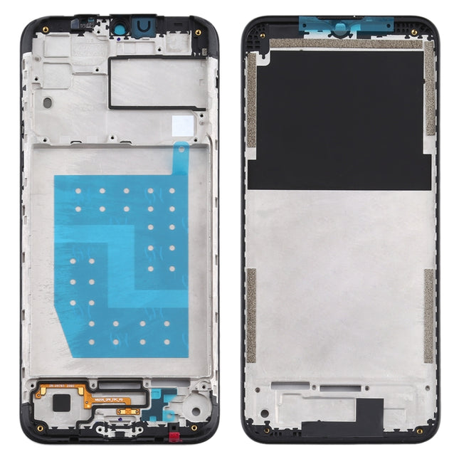Front Housing LCD Frame Bezel Plate for Motorola Moto G8 Power Lite (Black)-garmade.com