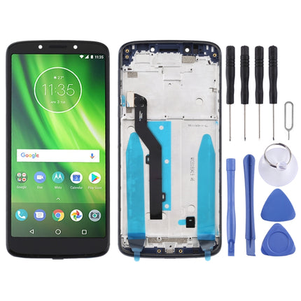 LCD Screen and Digitizer Full Assembly With Frame for Motorola Moto G6 Play(Black)-garmade.com
