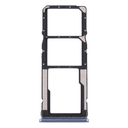 SIM Card Tray + SIM Card Tray + Micro SD Card Tray for Xiaomi Redmi Note 9S Grey-garmade.com