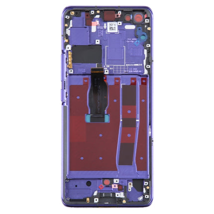 LCD Screen and Digitizer Full Assembly with Frame for Huawei Nova 7 Pro 5G(Blue)-garmade.com