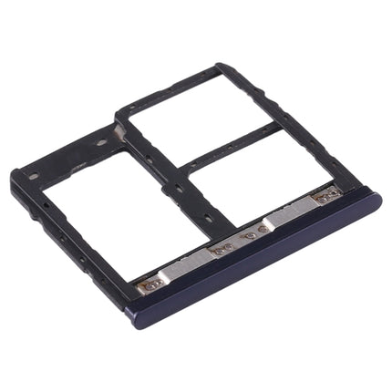 SIM Card Tray + SIM Card Tray + Micro SD Card Tray for Asus Zenfone Max Plus (M1) ZB570TL / X018D (Blue)-garmade.com