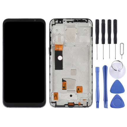 TFT Material LCD Screen and Digitizer Full Assembly With Frame (Not Supporting Fingerprint Identification) for Meizu 16th(Black)-garmade.com