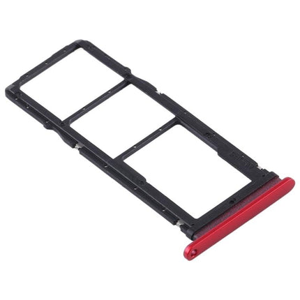 Dual SIM Card Tray + Micro SD Card Tray for Huawei Y7p Red-garmade.com