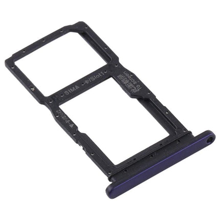 SIM Card Tray + SIM Card Tray / Micro SD Card Tray for Huawei Y9s(Purple)-garmade.com