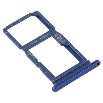 SIM Card Tray + SIM Card Tray / Micro SD Card Tray for Huawei Y9s 2020 (Blue)-garmade.com