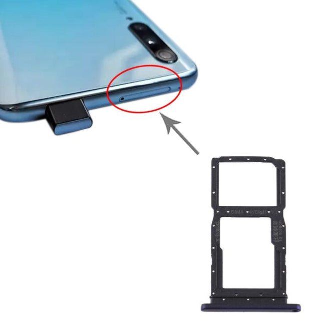 SIM Card Tray + SIM Card Tray / Micro SD Card Tray for Huawei Y9s 2020 (Purple)-garmade.com