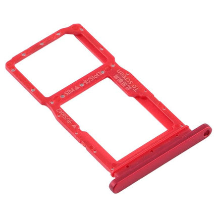 SIM Card Tray + SIM Card Tray / Micro SD Card Tray for Huawei Y9s 2020 (Red)-garmade.com
