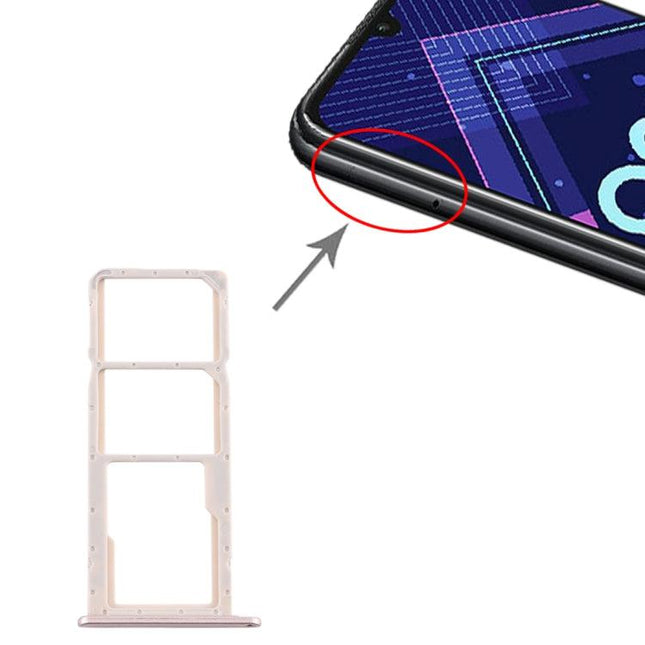 Dual SIM Card Tray + Micro SD Card Tray for Huawei Honor 8A Pro Gold-garmade.com