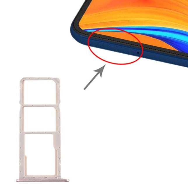 Dual SIM Card Tray + Micro SD Card Tray for Huawei Y6s 2019 Gold-garmade.com