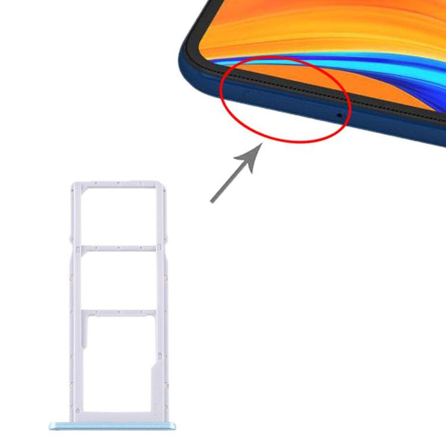 Dual SIM Card Tray + Micro SD Card Tray for Huawei Y6s 2020 Baby Blue-garmade.com