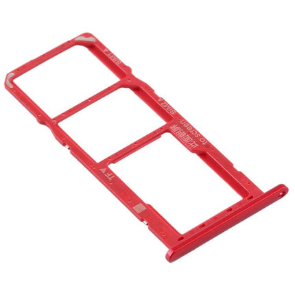 Dual SIM Card Tray + Micro SD Card Tray for Huawei Y6 Pro 2019 Red-garmade.com