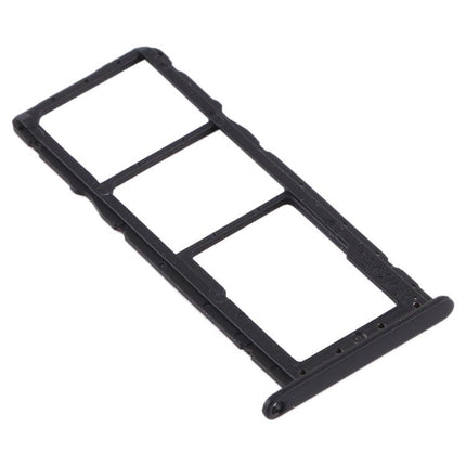 Dual SIM Card Tray + Micro SD Card Tray for Huawei Y6 2019 Black-garmade.com