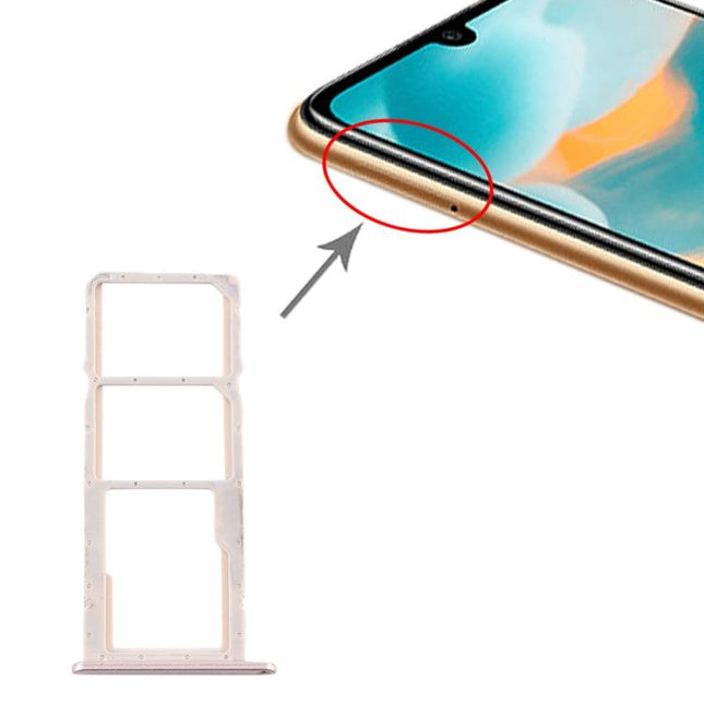 Dual SIM Card Tray + Micro SD Card Tray for Huawei Y6 2019 Gold-garmade.com