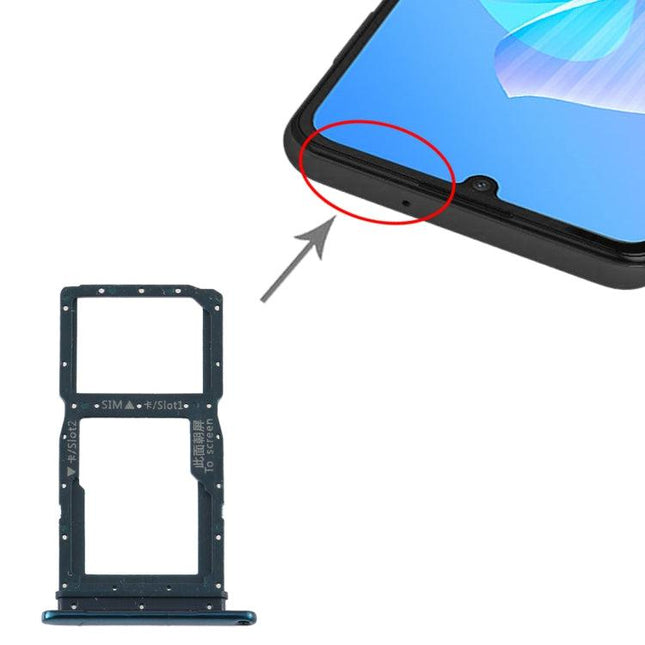 SIM Card Tray + SIM Card Tray / Micro SD Card Tray for Huawei Enjoy Z 5G (Green)-garmade.com
