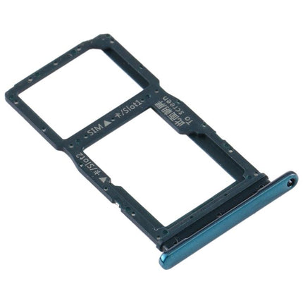 SIM Card Tray + SIM Card Tray / Micro SD Card Tray for Huawei Enjoy Z 5G (Green)-garmade.com