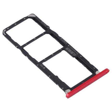 Dual SIM Card Tray + Micro SD Card Tray for Huawei Enjoy Max Red-garmade.com