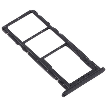 Dual SIM Card Tray + Micro SD Card Tray for Huawei Y8s Black-garmade.com
