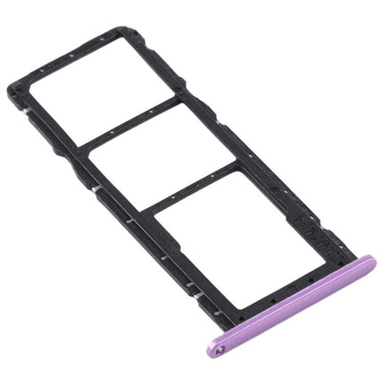 Dual SIM Card Tray + Micro SD Card Tray for Huawei Y8s Purple-garmade.com