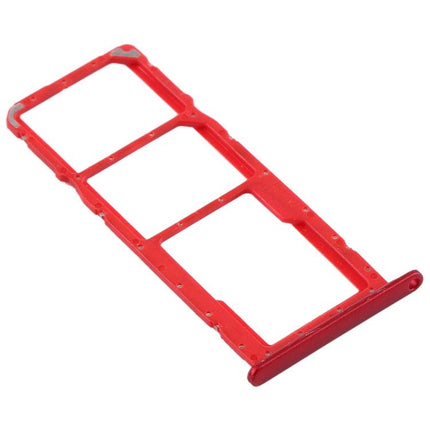 Dual SIM Card Tray + Micro SD Card Tray for Huawei Y8s Red-garmade.com