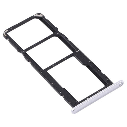 Dual SIM Card Tray + Micro SD Card Tray for Huawei Y8s Silver-garmade.com