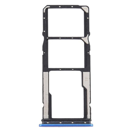 SIM Card Tray + SIM Card Tray + Micro SD Card Tray for Xiaomi Redmi 9A Blue-garmade.com