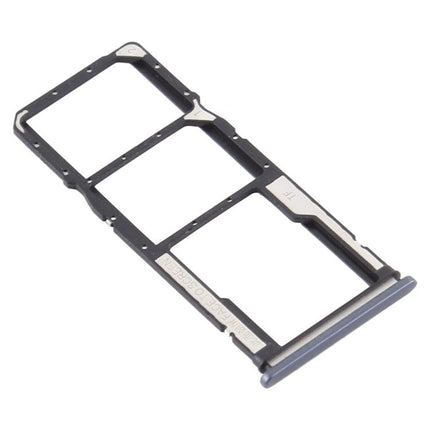 Dual SIM Card Tray + Micro SD Card Tray for Xiaomi Redmi 9 Black-garmade.com