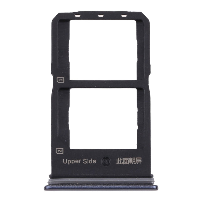 SIM Card Tray + SIM Card Tray for Vivo Y70s V2002A (Black)-garmade.com