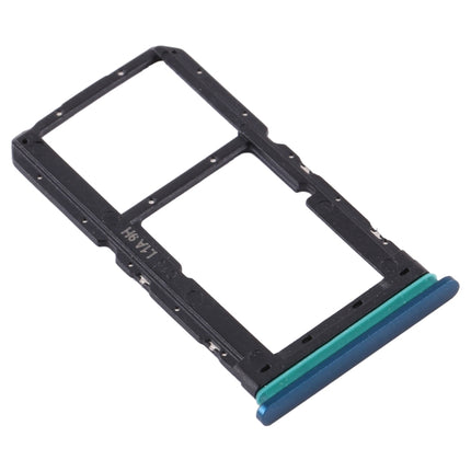 SIM Card Tray + SIM Card Tray / Micro SD Card Tray for OPPO Reno2 PCKM70 PCKT00 PCKM00 CPH1907 (Green)-garmade.com