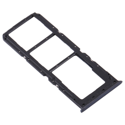 SIM Card Tray + SIM Card Tray + Micro SD Card Tray for OPPO A91 CPH2001 CPH2021 PCPM00 (Black)-garmade.com