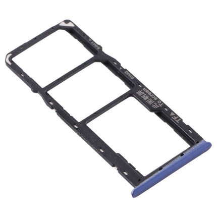 SIM Card Tray + SIM Card Tray + Micro SD Card Tray for OPPO Realme C11 RMX2185 (Blue)-garmade.com