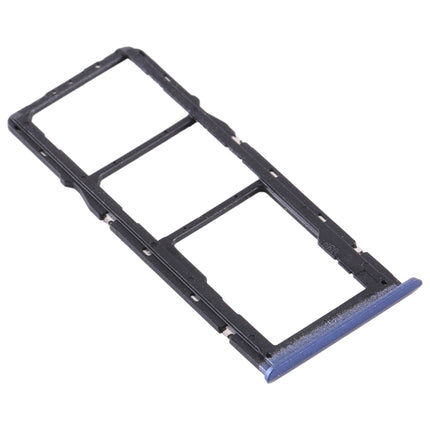 SIM Card Tray + SIM Card Tray + Micro SD Card Tray for OPPO Realme C11 RMX2185 (Blue)-garmade.com
