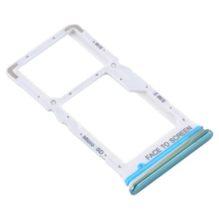 SIM Card Tray + SIM Card Tray / Micro SD Card Tray for Xiaomi Mi 10T Lite 5G Green-garmade.com