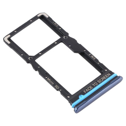 SIM Card Tray + SIM Card Tray / Micro SD Card Tray for Xiaomi Mi 10T Lite 5G Grey-garmade.com