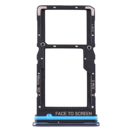 SIM Card Tray + SIM Card Tray / Micro SD Card Tray for Xiaomi Mi 10T Lite 5G Blue-garmade.com
