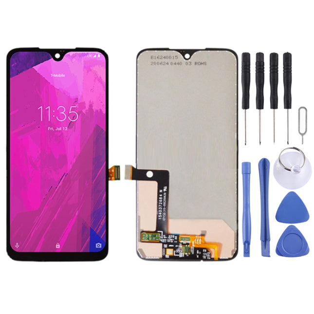 LCD Screen and Digitizer Full Assembly for T-Mobile Revvlry Plus xt1965-t (Black)-garmade.com