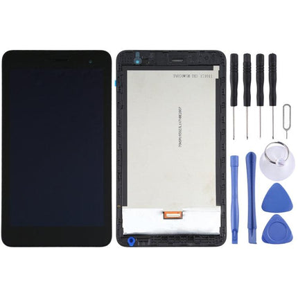LCD Screen and Digitizer Full Assembly With Frame for Huawei MediaPad T2 7.0 BGO-DL09/BGO-L03 (Black)-garmade.com