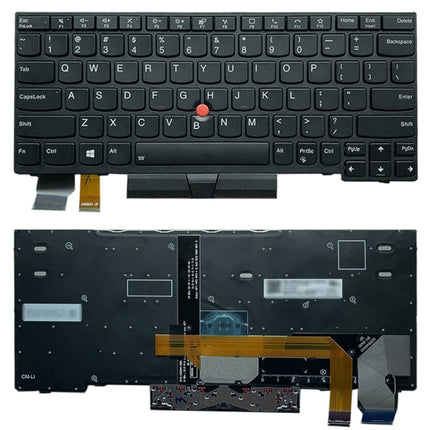 US Version Keyboard With Back Light for Lenovo ThinkPad X13 Gen1 / L13 Gen2 5N20V43181-garmade.com