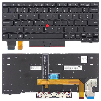 US Version Keyboard with Backlight for Lenovo ThinkPad X280 A285 X390 X395 X13 L13 01YP160 01YP040-garmade.com