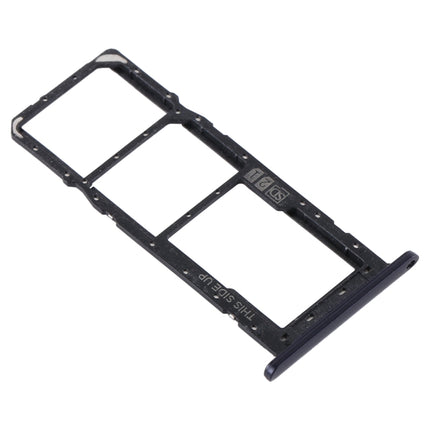 SIM Card Tray + SIM Card Tray + Micro SD Card Tray for Motorola Moto E6 Plus/Moto E6s (2020)/AGA0004/PAGA0004IN/PAGA0033IN/PAGA0033 (Black)-garmade.com