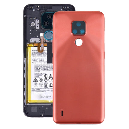 Replacement Battery Back Cover for Motorola Moto E7 (Orange)-garmade.com