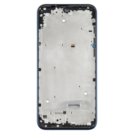 Front Housing LCD Frame Bezel Plate for Motorola Moto E (2020) (Blue)-garmade.com