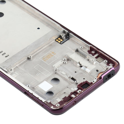 Front Housing LCD Frame Bezel Plate for Motorola One Hyper XT2027 XT2027-1 (Purple)-garmade.com